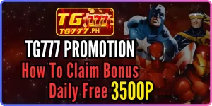 How To Claim Bonus Daily Free 3500P tg777